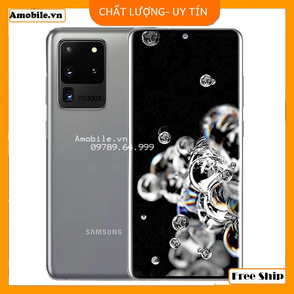☼✗✘ điện thoại samsung s20 ultra 5g hàn ram12gb/room256gb / galaxy s20 ultra chip qualcomm snapdragon s865 tại amobile.vn
