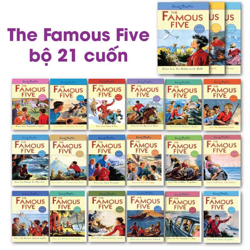 Trọn bộ tiếng anh - the famous five -22 books