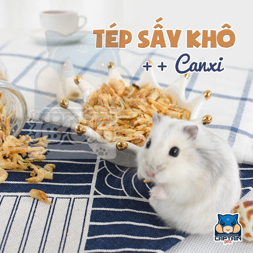 Tép sấy khô loại ngon cho Hamster