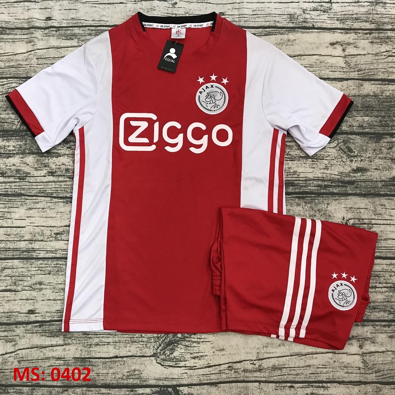 Quần áo bóng đá quần áo đá banh bộ đồ thể thao áo bóng đá clb ajax sân nhà 2019-2020