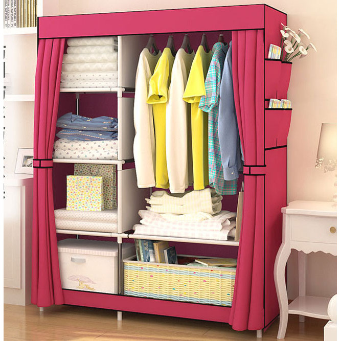 Tủ vải quần áo Thăng Long Việt Nam - tủ vải đựng quần áo cá nhân - Tủ vải 2 buồng , 6 ngăn,gọn nhẹ, chắc chắn, tủ nhựa, tủ quần áo, tủ vải, tủ vải đựng quần áo, tủ vải quần áo, tủ vải treo quần áo