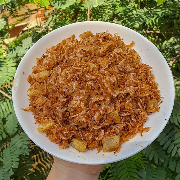 Ruoc kho, tép biển khô Cà Mau loại 1 , túi hút chân không 100gram