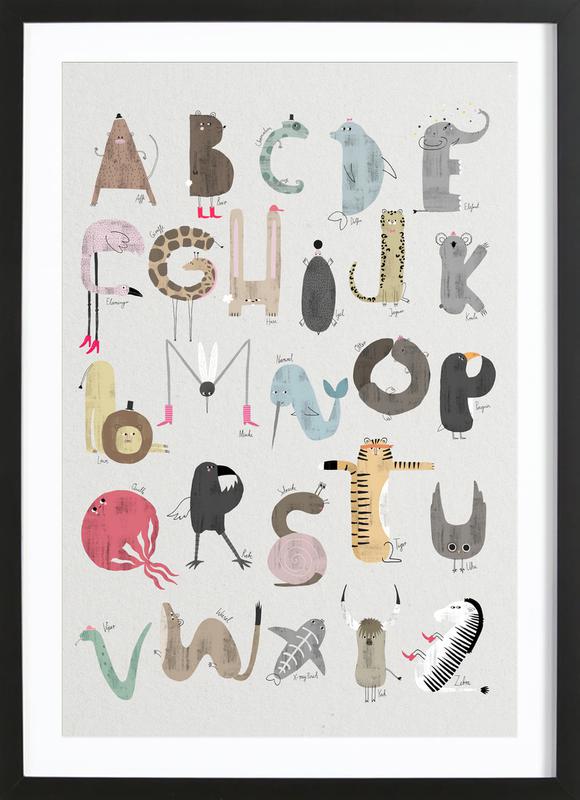 Khung ảnh gỗ treo tường ABC Kids Framed Print - Kích thước A3 (30x42cm) - KAVL10