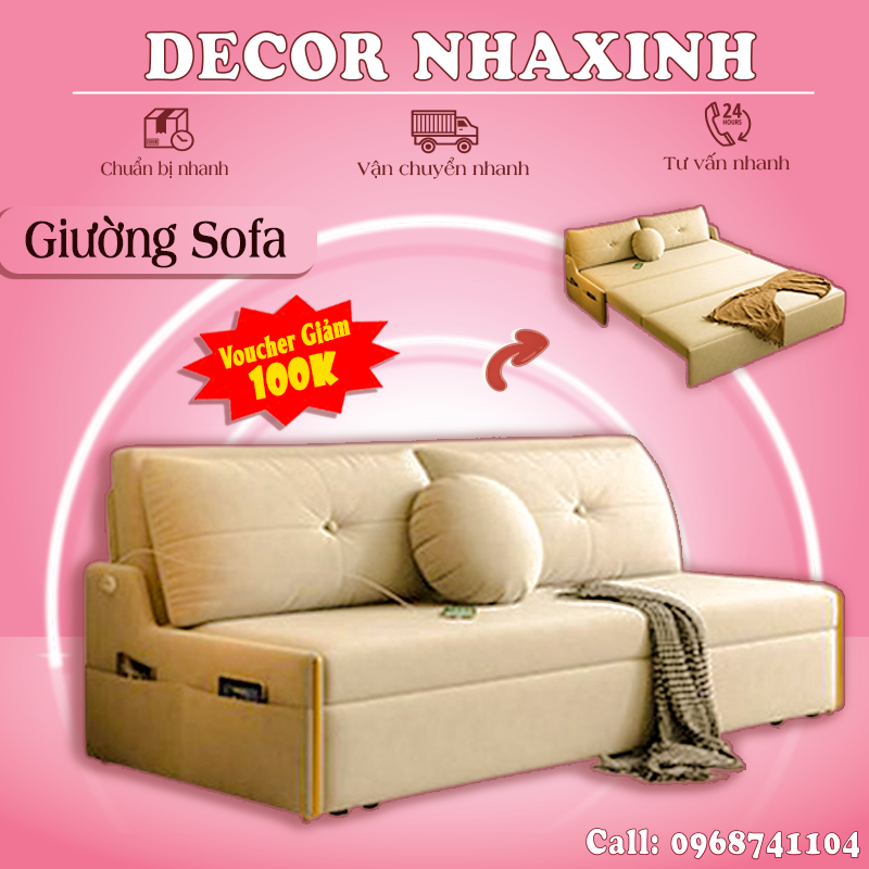 Ghế Gấp Thành Giường, Giường Xếp Gấp Gọn, Giường Sofa Thông Minh Khung Sắt Tĩnh Điện Chắc Chắn, Giường Sofa Gấp Gọn Tặng Kèm Gối