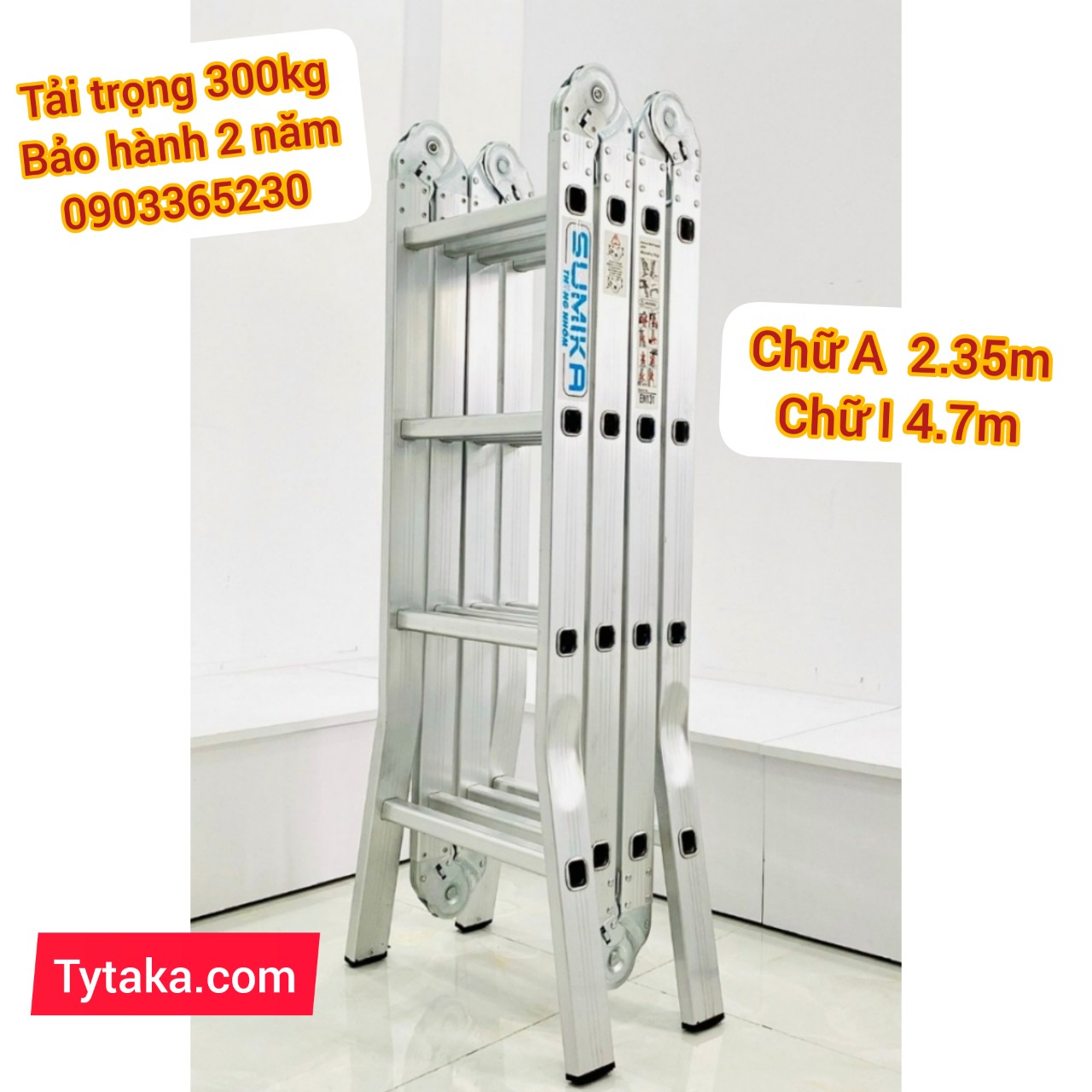 Thang nhôm xếp đa năng Sumika SK 604