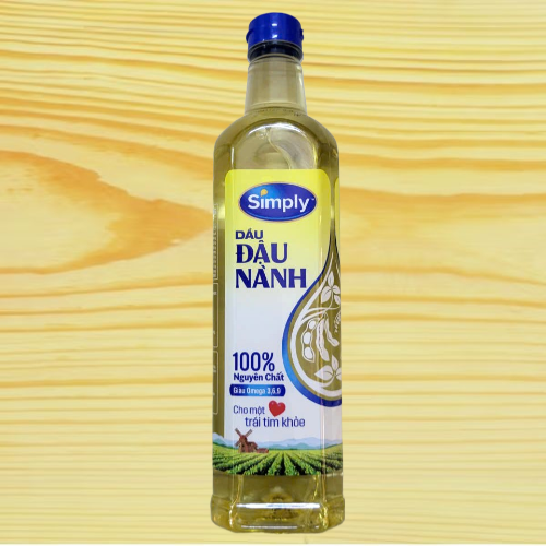 SIMPLY [ chai 1 Lít ] DẦU ĐẬU NÀNH Soybean Oil (HALAL)