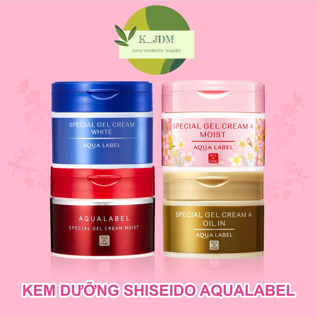 Kem dưỡng da Shiseido Aqualabel 5 in 1 Special Gel Cream Nhật Bản