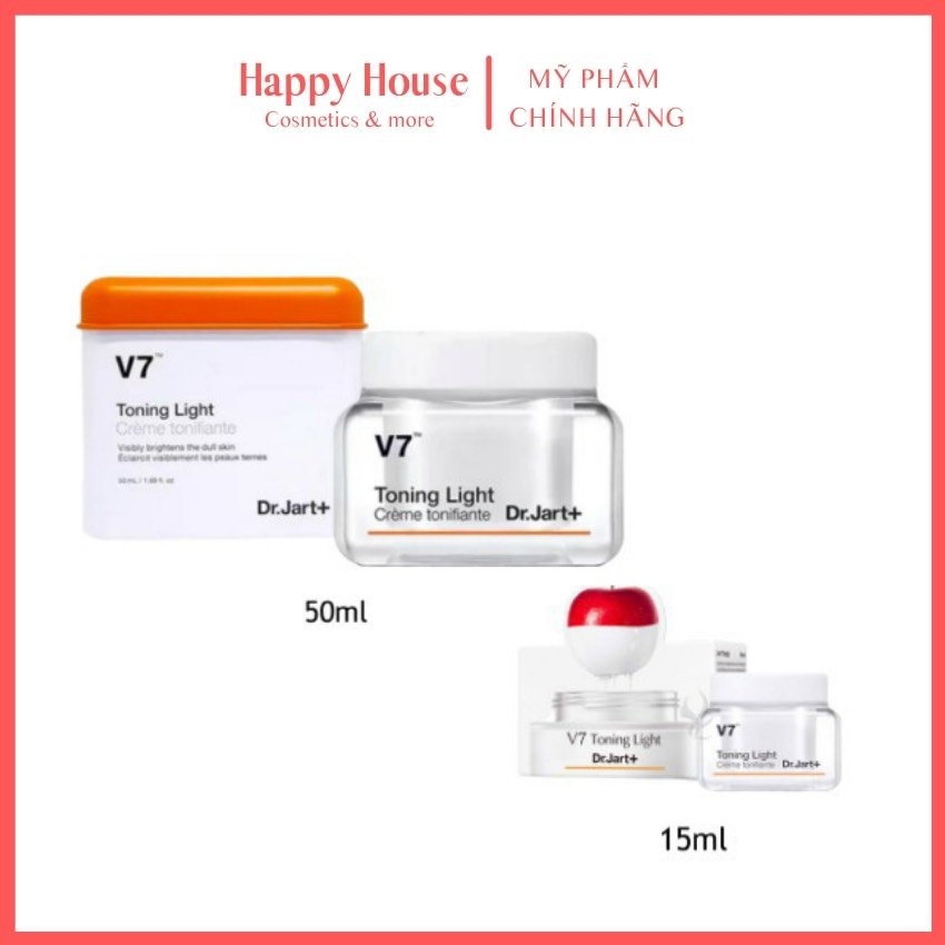 Kem dưỡng trắng v7 toning light auth 50ml - happy house