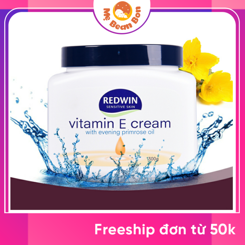 Kem dưỡng da mặt toàn thân trắng mềm mịn REDWIN Vitamin E Cream 300g của úc giúp dưỡng da body ngày và đêm hiệu quả