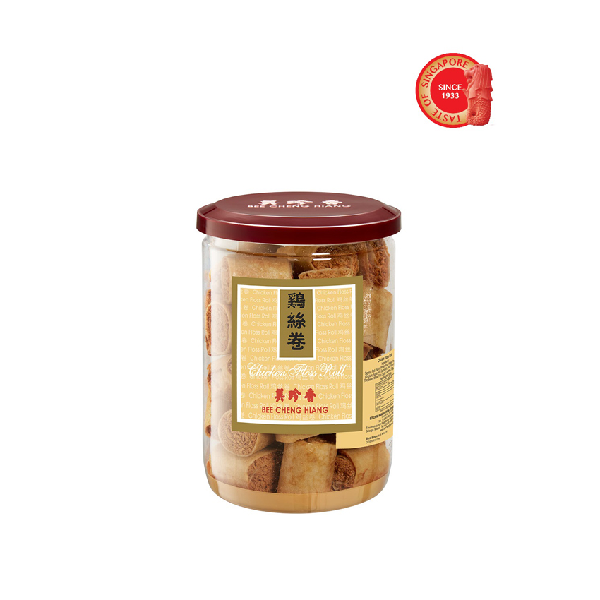 Chà bông gà cuộn Bee Cheng Hiang (165g) - Chicken Floss Roll (165g) - Đồ ăn vặt Singapore