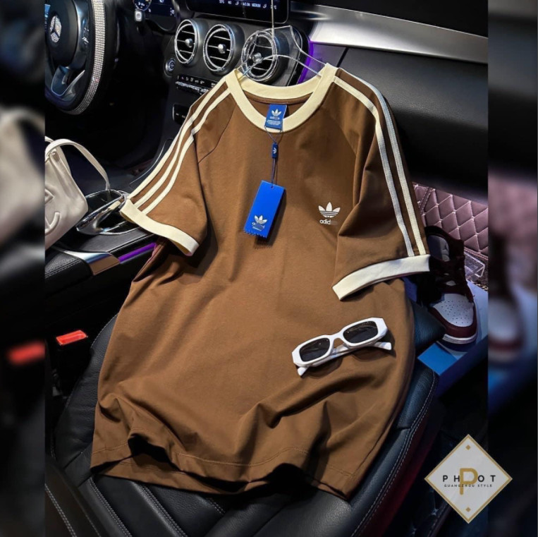 Áo Phông Nữ ADD 3 Lá Thêu Unisex Áo Thun Nam Thời Trang Local Brand Cặp Đôi VNXK Dư Xịn Thể Thao Cotton Cổ Tròn
