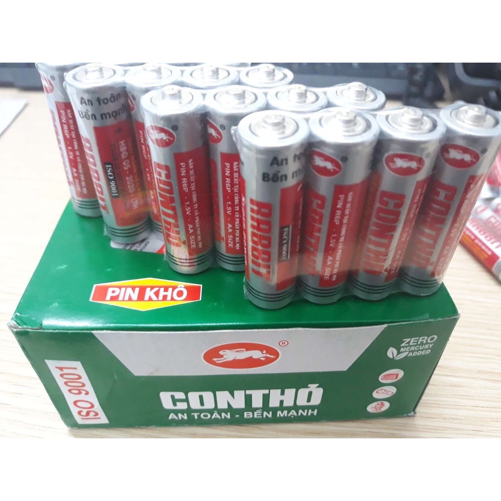 Hộp 40 viên pin con thỏ R6P-AA 1,5V .