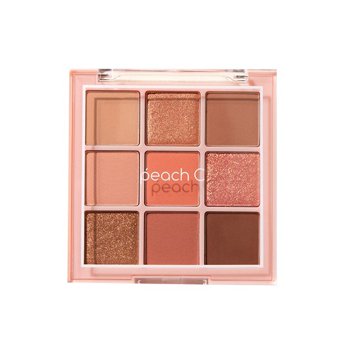 Phấn Mắt 9 Màu Peach C Soft Mood Eyeshadow Palette #Sofl Coral