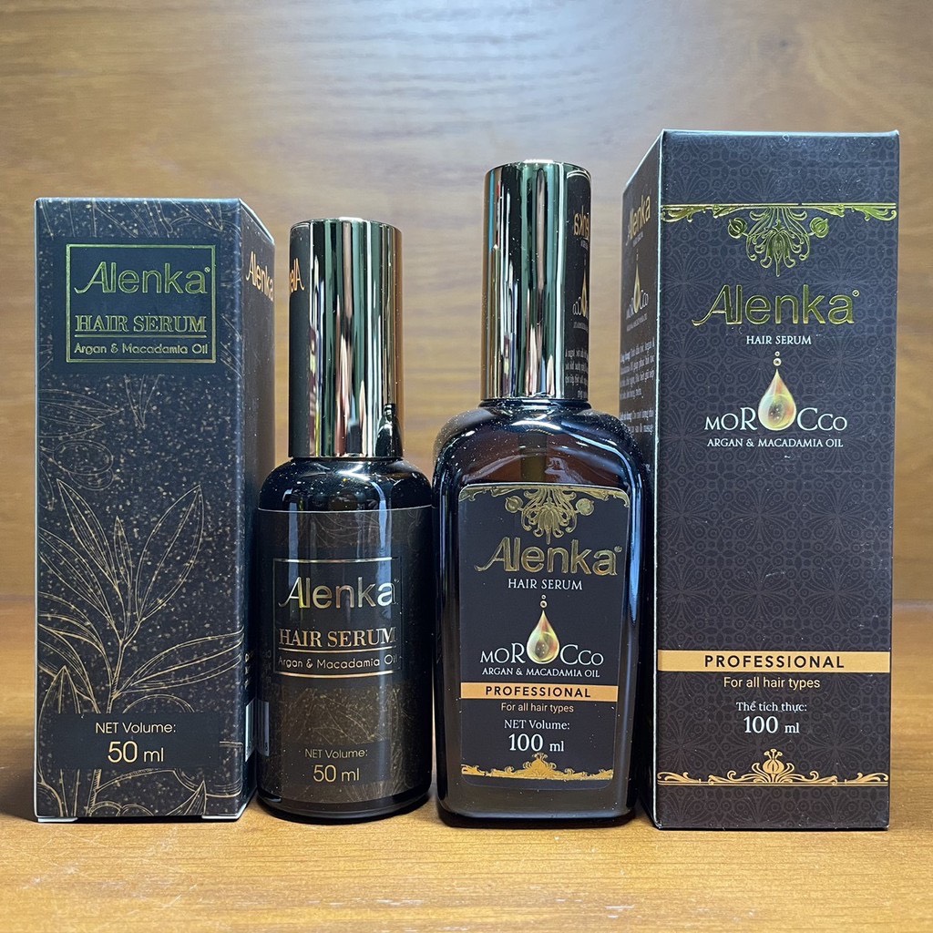 Tinh dầu dưỡng tóc, giữ nếp tóc uốn Alenka Hair Serum