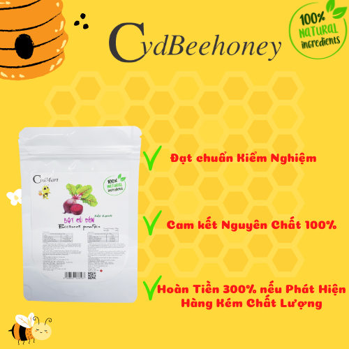 Bột Củ Dền Sấy Lạnh Cvdmart 100g - Cvdmart Beetroot Powder