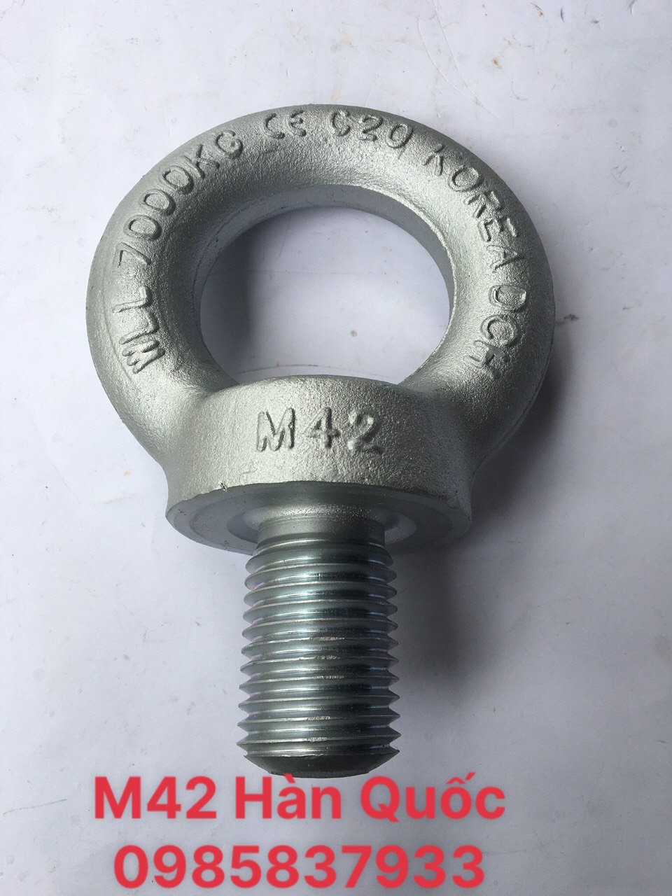 Bulong tai cẩu M42 Hàn quốc tại Máy cầm tay NTT dùng móc buộc cẩu kéo các thiết bị an toàn hiệu quả