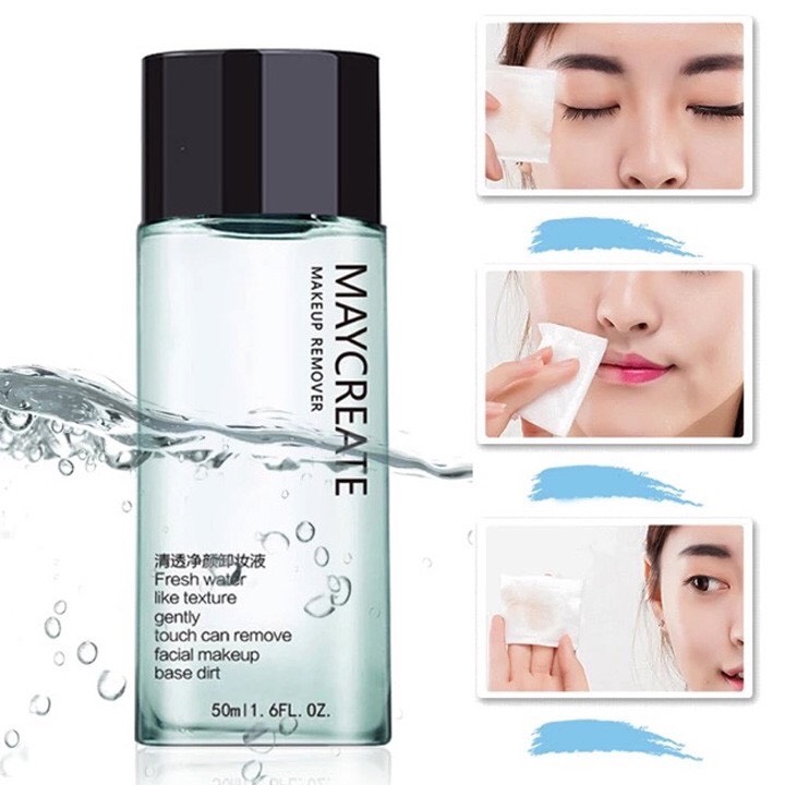 Nước Tẩy Trang, Nước tẩy trang Maycreate 50ml Hàng Nội Địa Trung