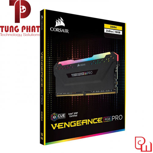 Bộ nhớ ram corsair vengeance pro rgb 16gb ddr4 3200mhz cmw16gx4m2e3200c16
