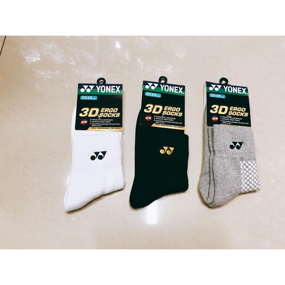 Tất yonex dài 3d 1 màu