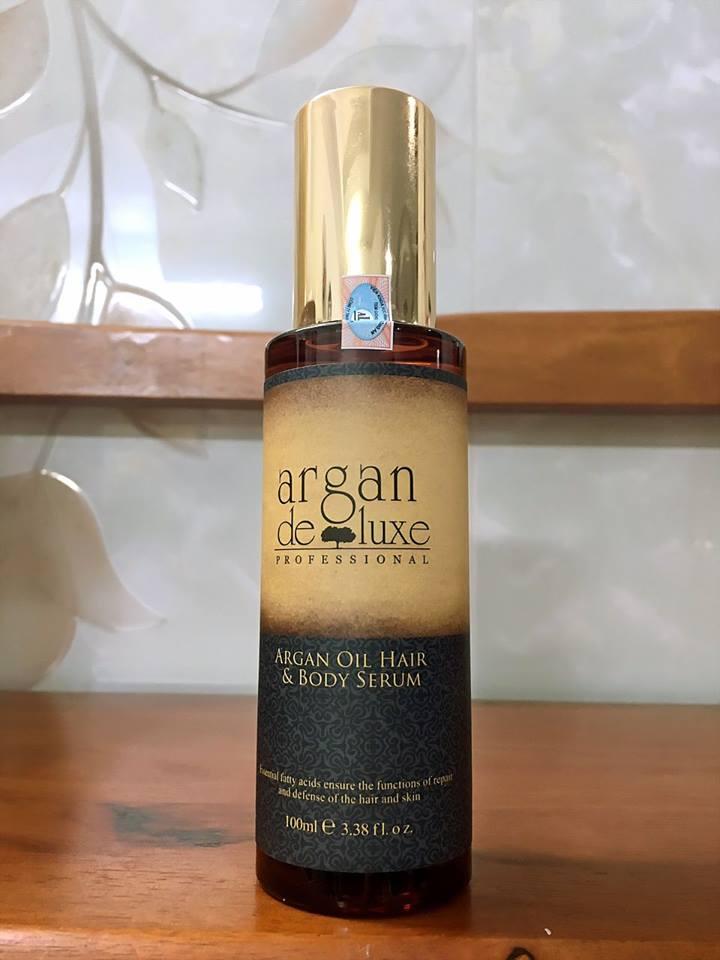 Tinh dầu phục hồi tóc hư tổn argan deluxe oil 100ml