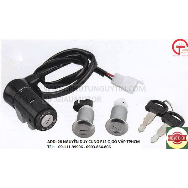 BỘ KHÓA XE SPACY 125 HÃNG