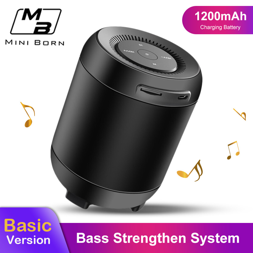 Loa Bluetooth Không Dây Mini Born Loa Mini Cầm Tay Loa Âm Thanh Nổi Bass Loa Gọi Rảnh Tay Loa Không Dây Bluetooth 5.0, Loa Không Thấm Nước Hỗ Trợ TF