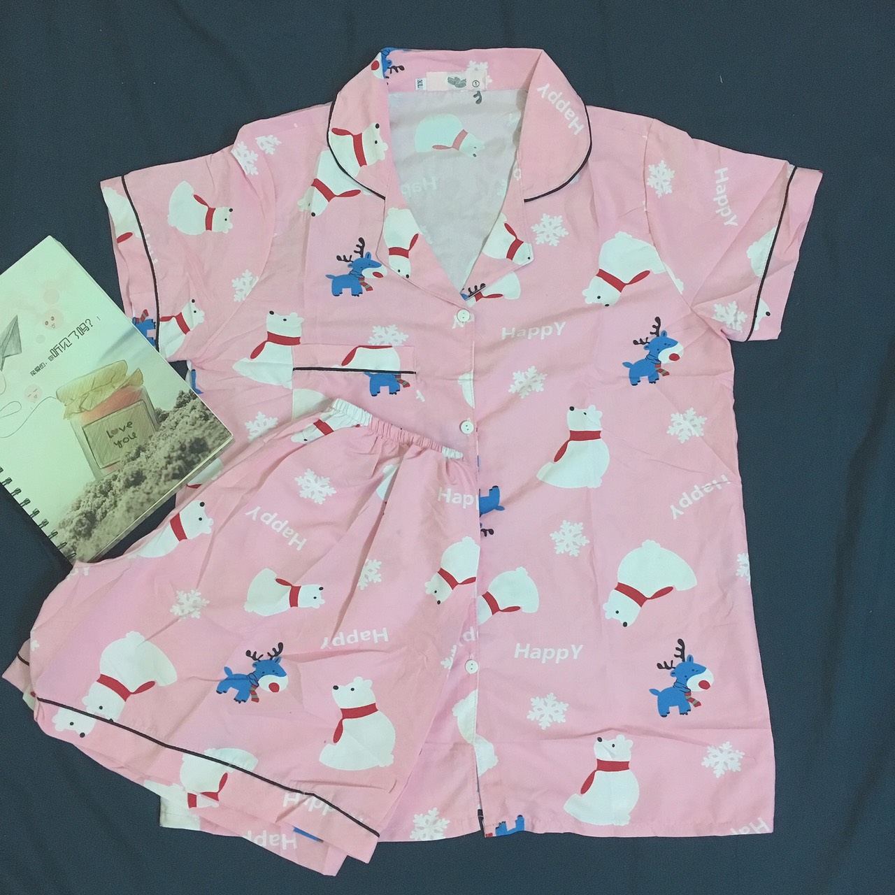 Bồ đồ mặc nhà bigsize 60-80kg, bộ đồ ngủ pijama vải kate thái cao cấp siêu thoáng mát, chống bai xù