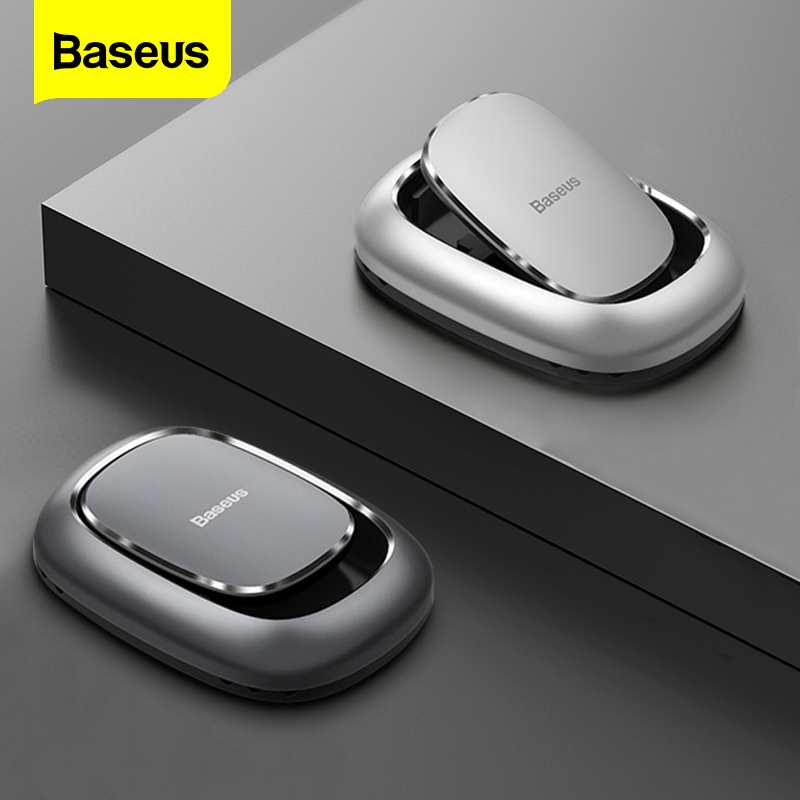 Baseus 2 Cái Móc Treo Xe Hơi Mini Giá Đỡ Nhãn Dán Xe Hơi Kẹp Chốt Tự Động Móc Treo Chìa Khóa Cho Tai Nghe Cáp Treo Tường Orgaizer