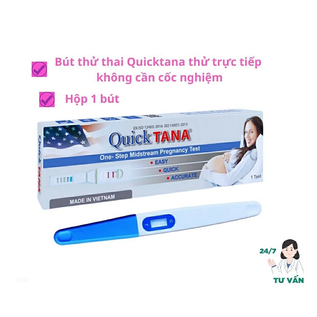 Bút Thử Thai QuickTana - Bút Thử Thai Phát Hiện Nhanh