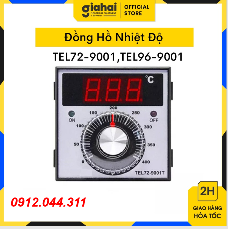 Đồng hồ nhiệt độ tel72-9001,tel96-9001 tbd49