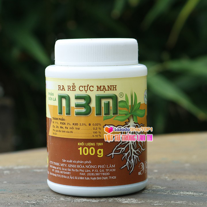 Phân bón kích ra rễ cực mạnh n3m - lọ 100g