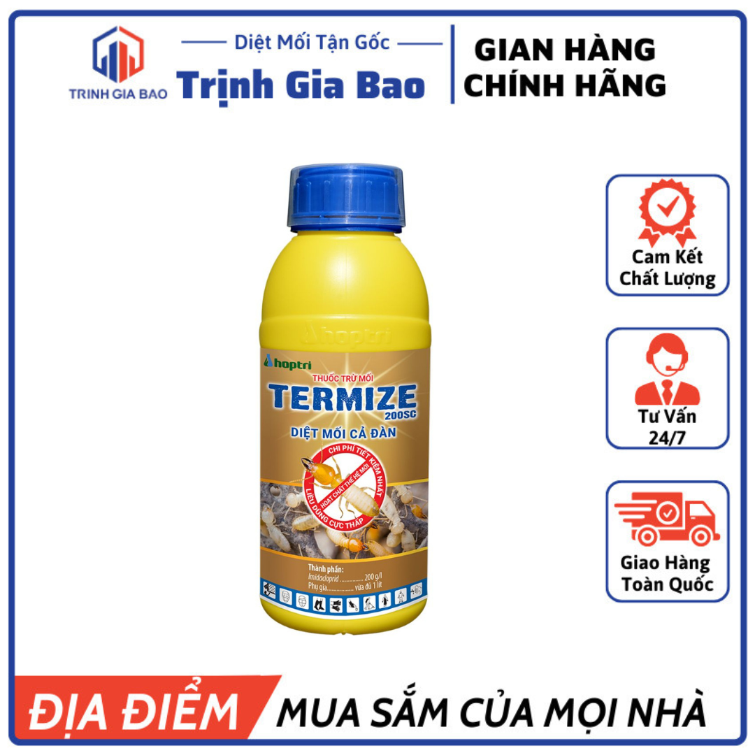 Thuốc diệt mối thế hệ mới termize 200sc chai 50ml mùi nhẹ dễ chịu an toàn môi trường