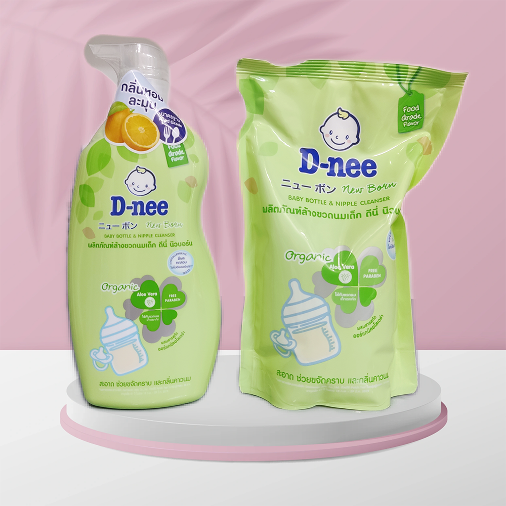 Nước rửa bình sữa Dnee hữu cơ an toàn cho bé của Thái Lan - Bách hoá nhà Quyên
