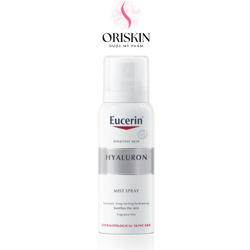 Eucerin Xịt Dưỡng Ẩm Eucerin Cho Da Nhạy Cảm Hyaluron Mist Spray 50Ml