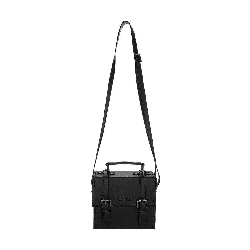 Ksoul túi đeo chéo old school bag black size s da pu thời trang nam nữ unisex