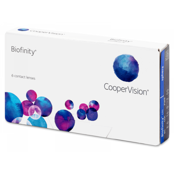 [1 piece] áp tròng dài ngày Coopervision Biofinity Aquaform technology