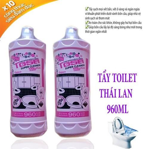 [SIÊU SẠCH] Chai tẩy toiletchai vệ sinh nhà tắm bồn cầu chất tẩy bồn cầu Thái lan cực mạnh
