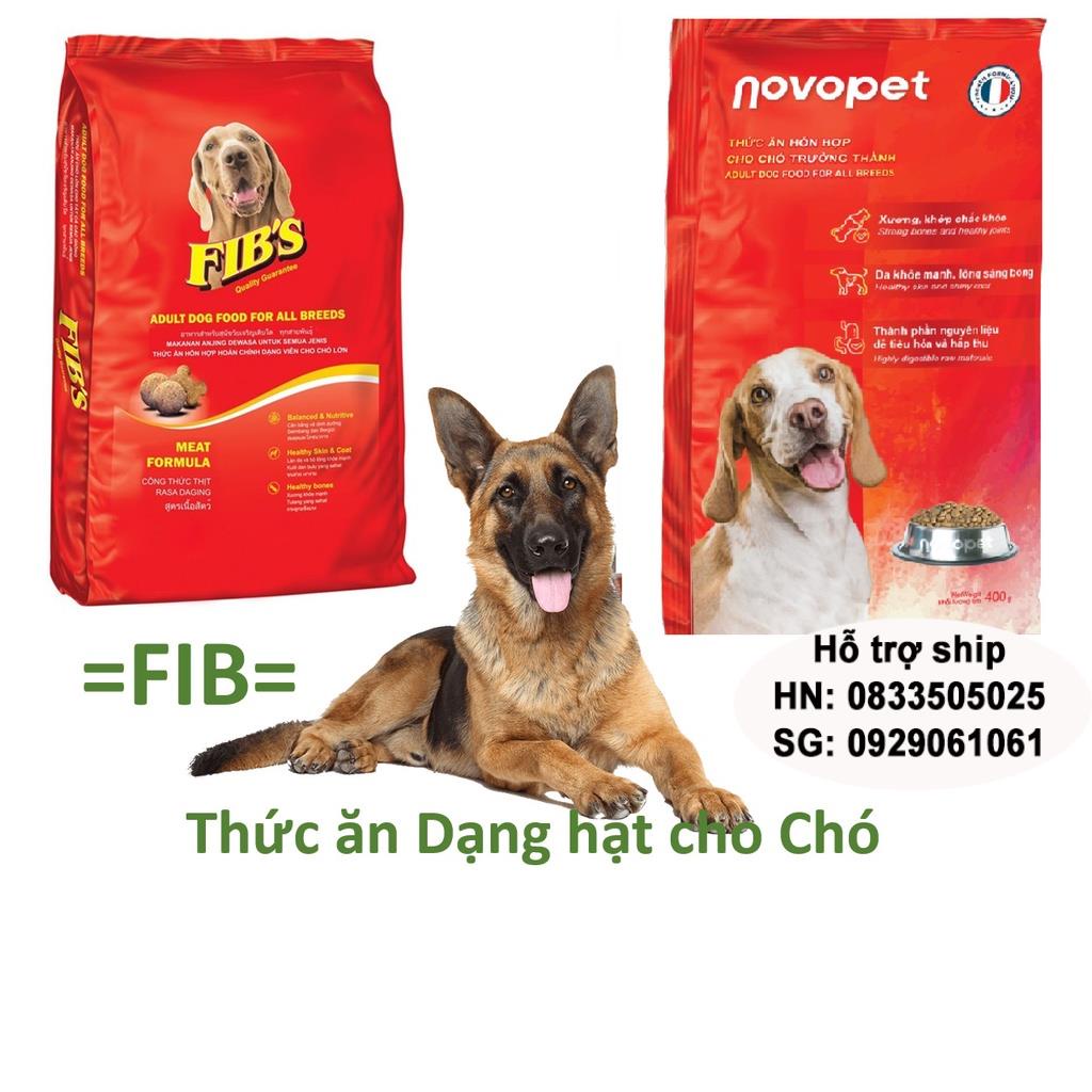 NOVOPET Fib's Thức ăn cho chó trưởng thành xuất xứ Pháp Quốc fib đồ ăn cho chó trên 10 tháng tuổi