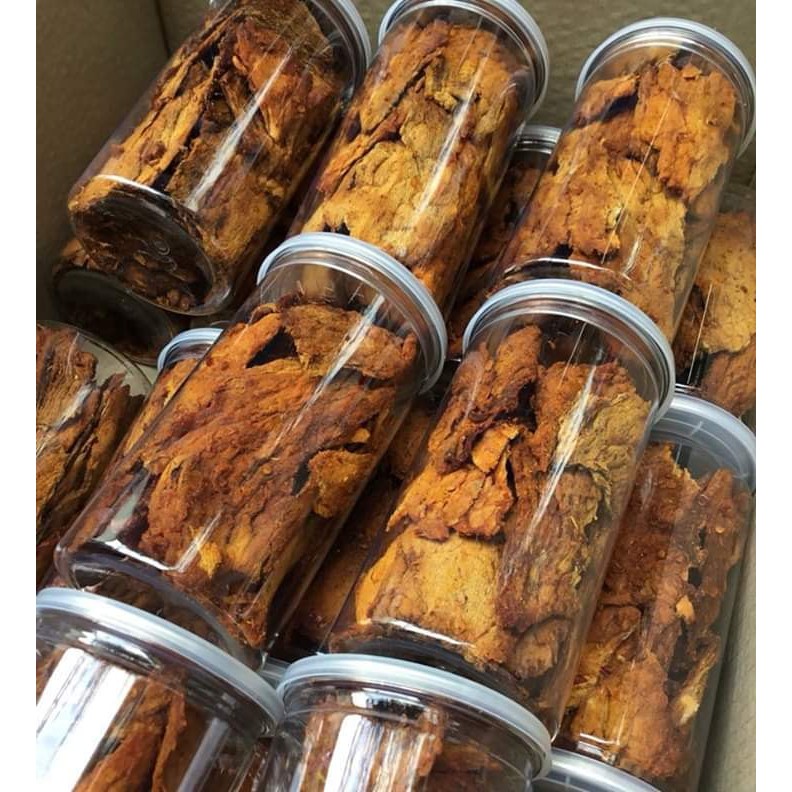 Khô bò giòn hồng ngự hũ lon 200g