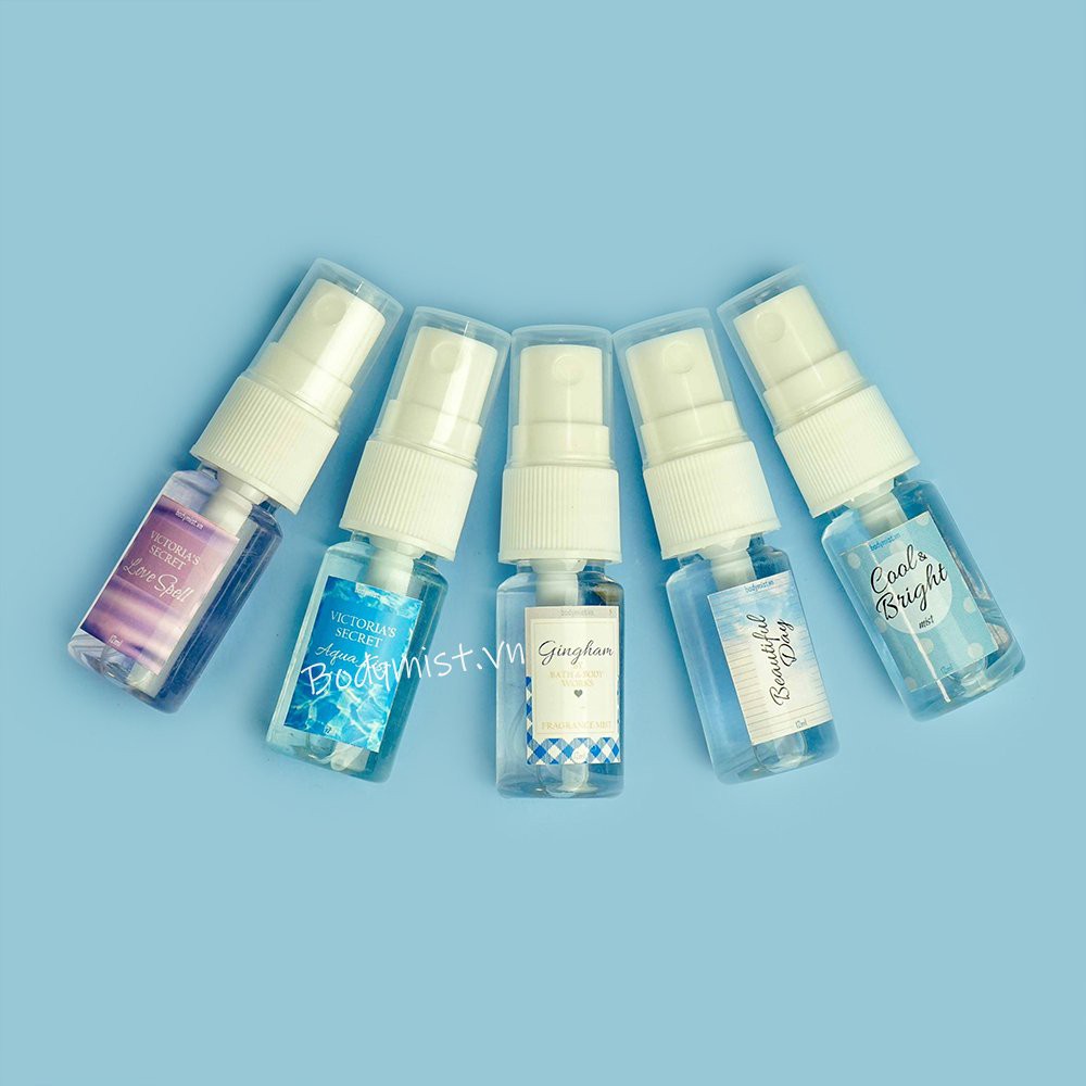 1 Chai body mist Victoria Secret, Bath And Body Work 12Ml bất kỳ