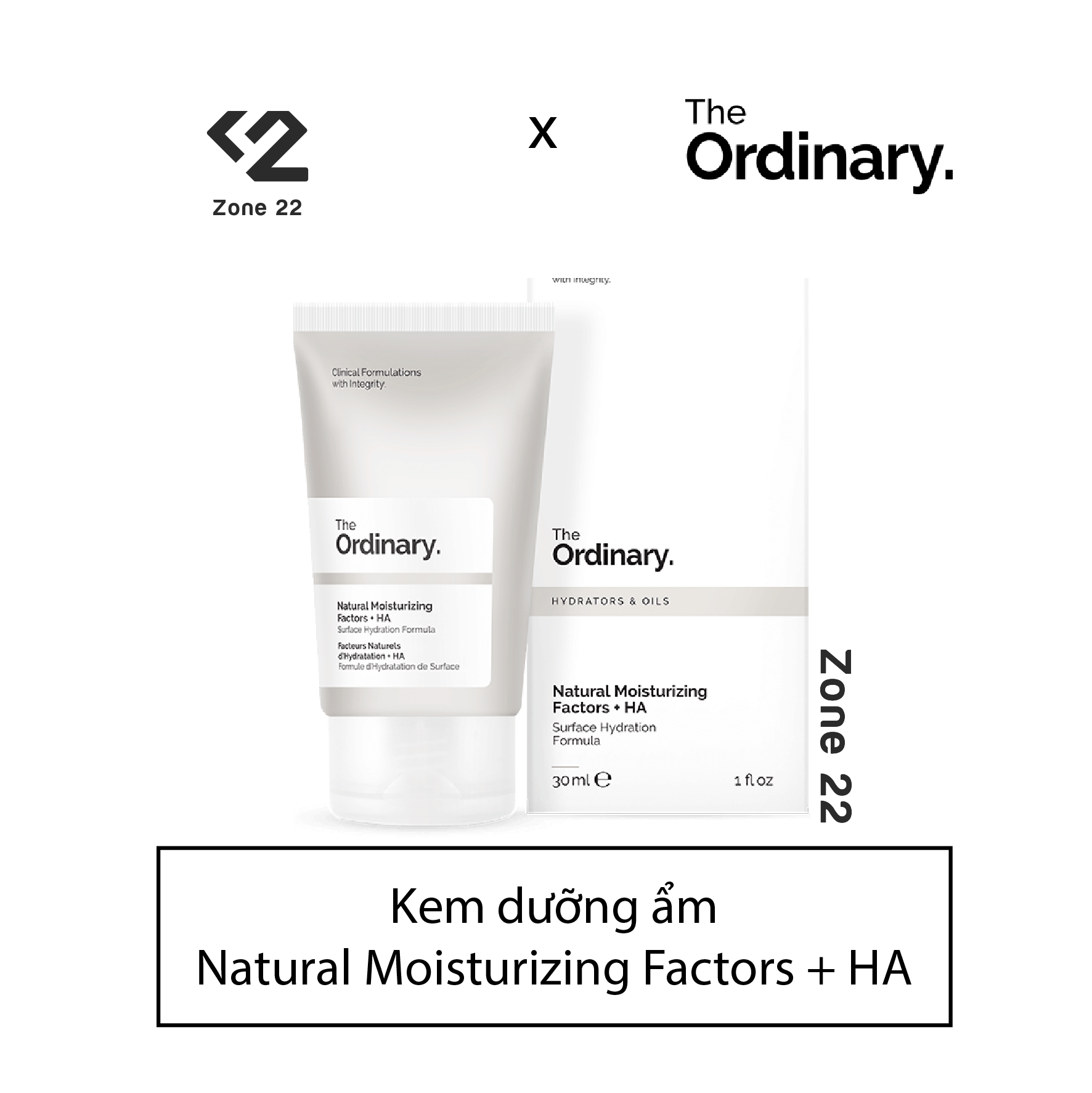 [ZONE 22] Kem dưỡng ẩm The Ordinary - Natural Moisturizing Factor
