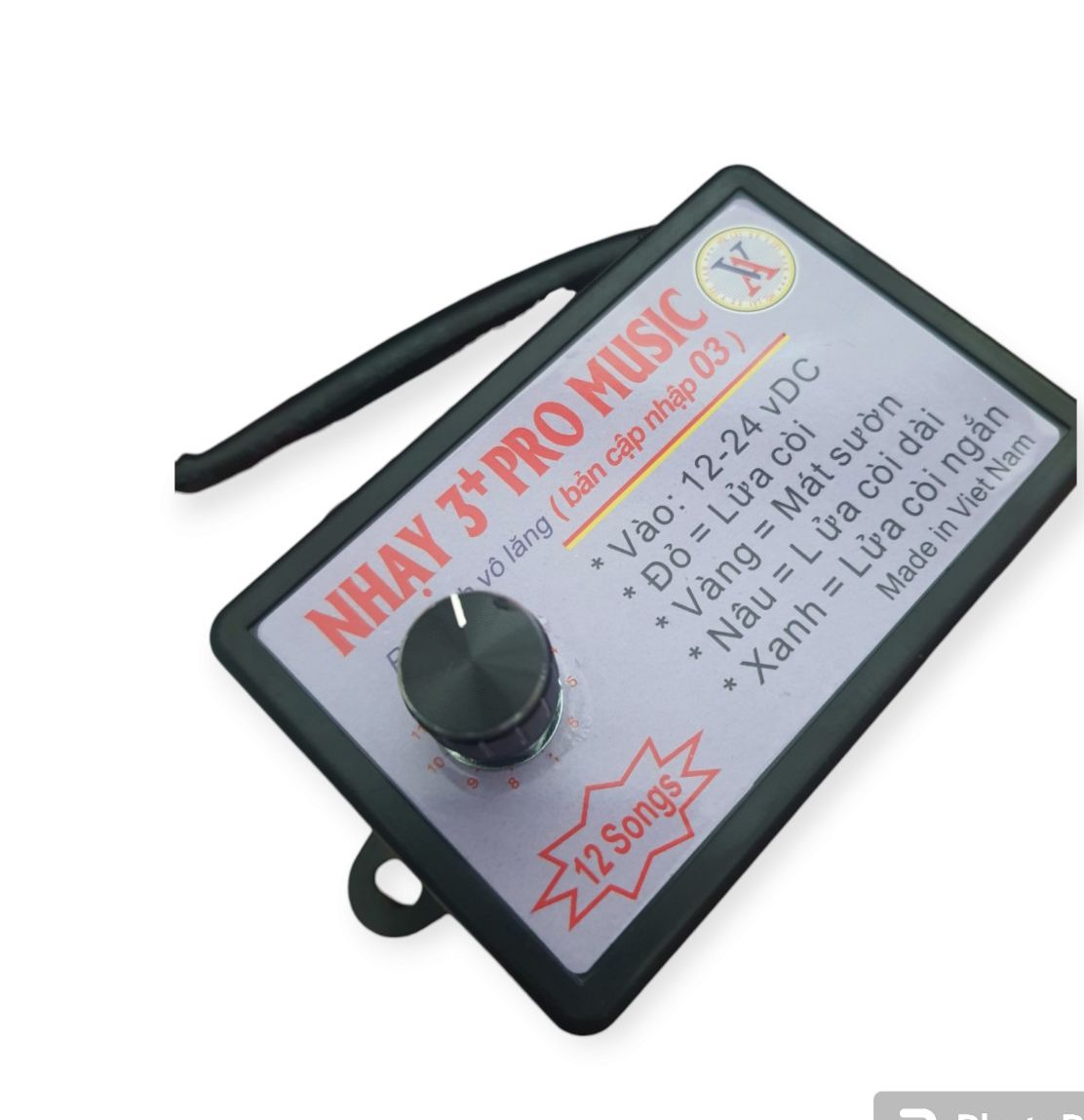 12 tiếng nhại kèn 3 + pro xịn v3.0 12 bài kèn hơi, kèn điện,dễ lắp đặt, điện áp 12v-24v