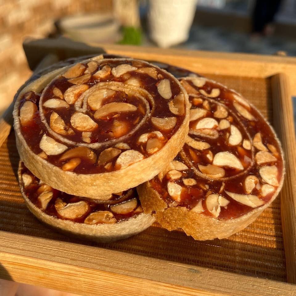 500Gram Kẹo Chuối Tươi Cuộn Bánh Tráng