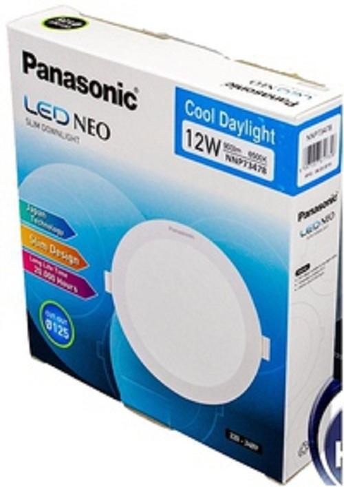 [HCM]Đèn LED âm trần Panasonic 12W tròn NNP73478 Neo Slim [ khóe lổ phi 125mm ]