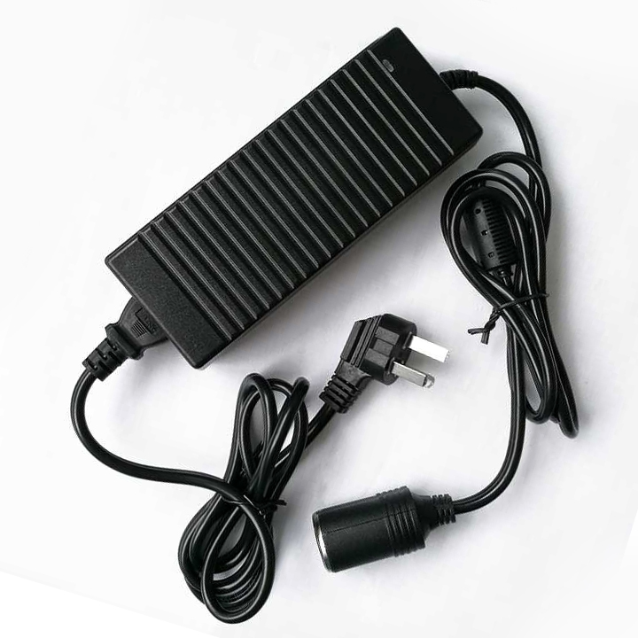 Bộ chuyển đổi nguồn từ 220V sang 12V-10A công suất 120W đầu ra dạng chân tẩu sạc ô tô