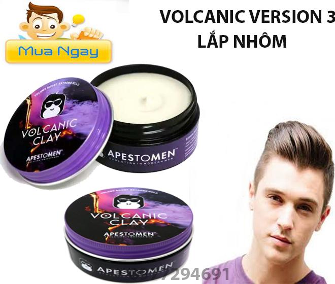 Sap Vuot Toc, Sáp Vuốt Tóc Volcanic Clay  bản version 3 Đẳng Cấp Mới Mã 487