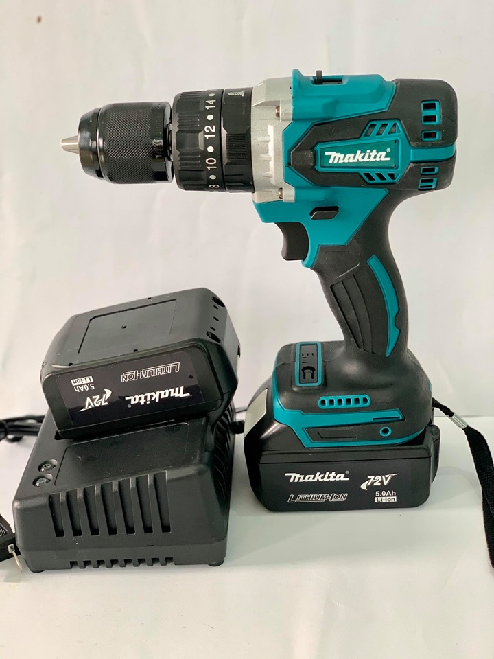 Khoan pin 72v makita không than