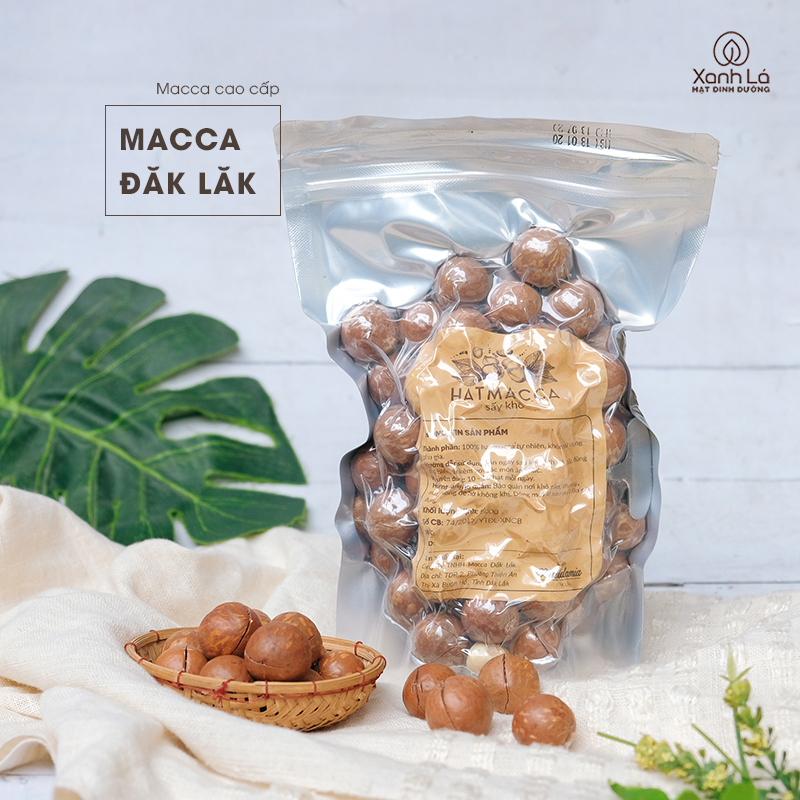Hạt macca sạch đăk lăk sấy nứt vỏ loại 1 vụ mới hàng công ty đạt vsattp la'zen
