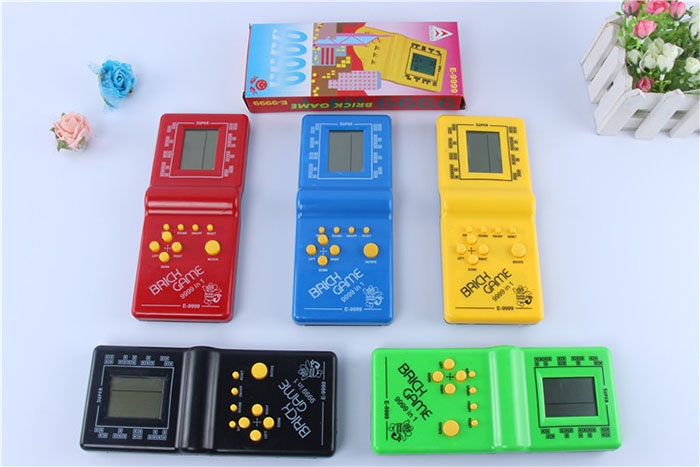 Trò chơi điện tử cầm tay Máy điện tử chơi game cầm tay nhiều trò - Máy chơi game 4 nút huyền thoại