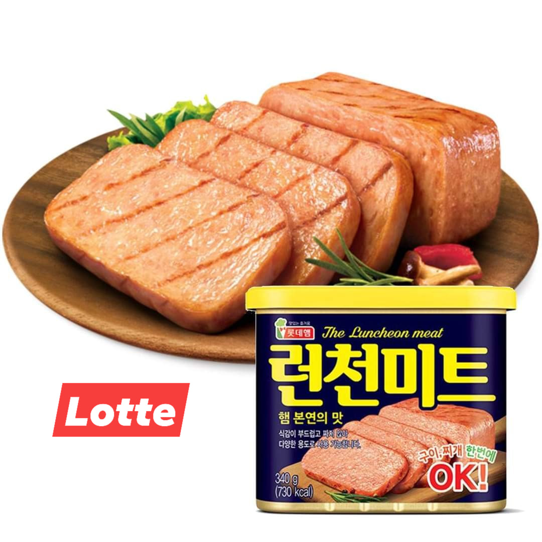 Thịt hộp Lotte The Luncheon Meat Hàn Quốc 340gr/yummymarket
